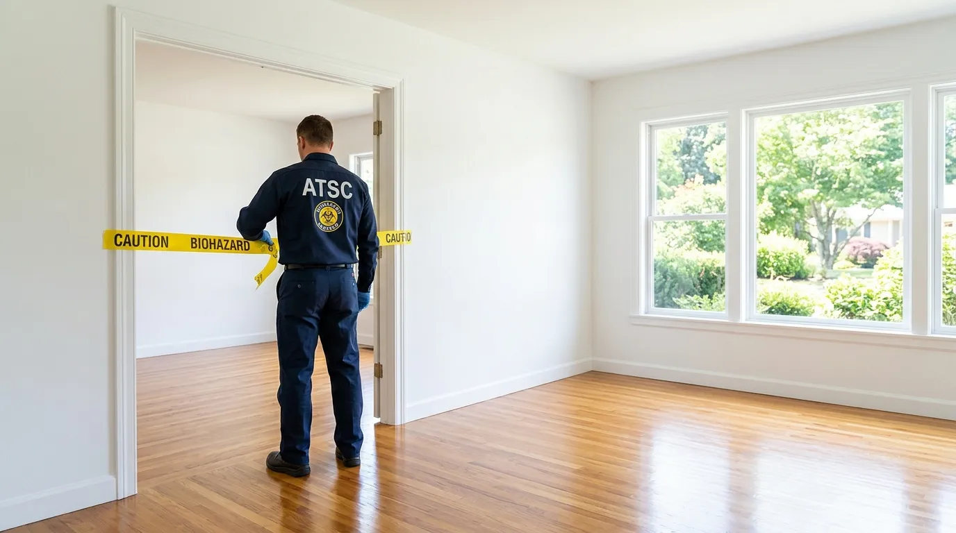 Certified biohazard cleanup crew performing Trauma Scene Cleanup in La'ie